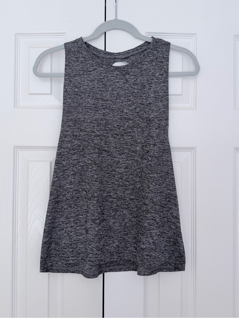 Beyond Yoga Charcoal Heather Sleeveless Tank Sz S